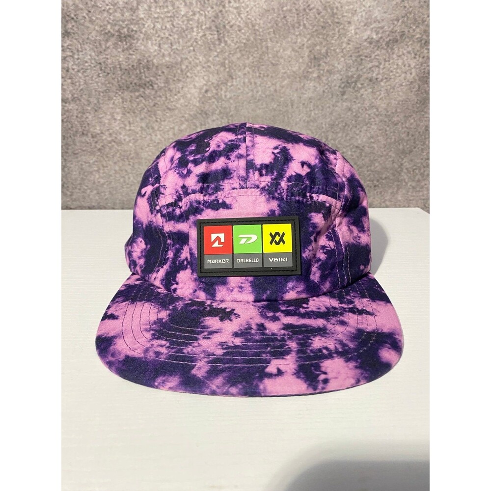 Marker Dalbello Volkl Purple Tie Dye 5-Panel Camp Cap Hat